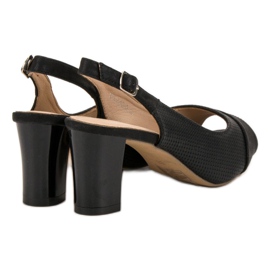 Evento Sandalias negras elegantes negro 1