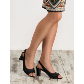Evento Sandalias negras elegantes negro 2