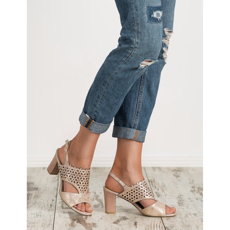 Goodin Sandalias caladas rosado 2