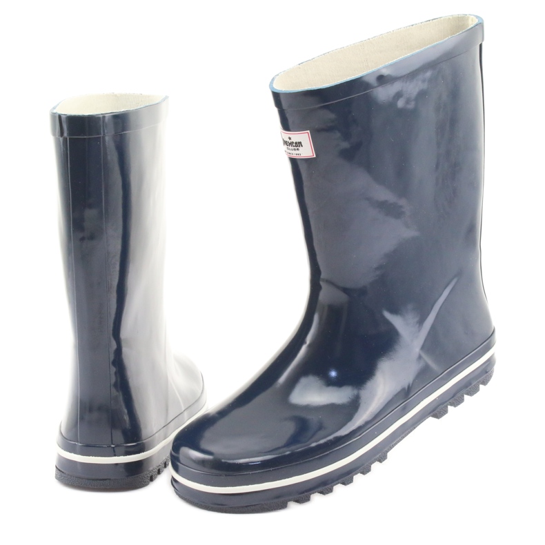 Chanclos American Club azul marino sin aislamiento blanco 4