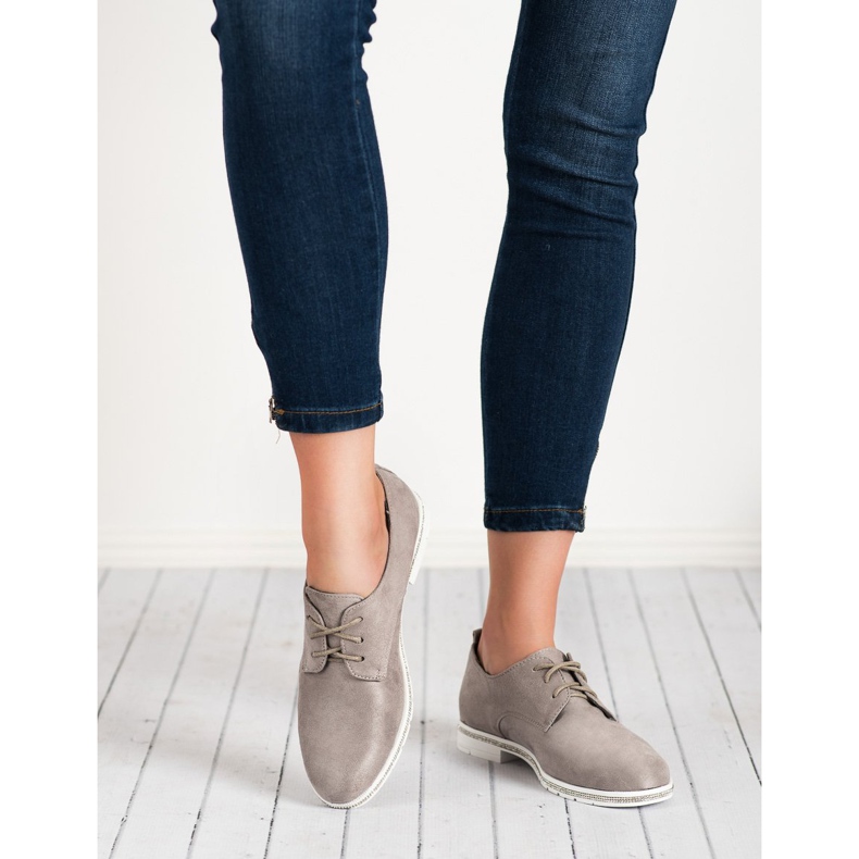 Marquiz Zapatos de gamuza gris 2