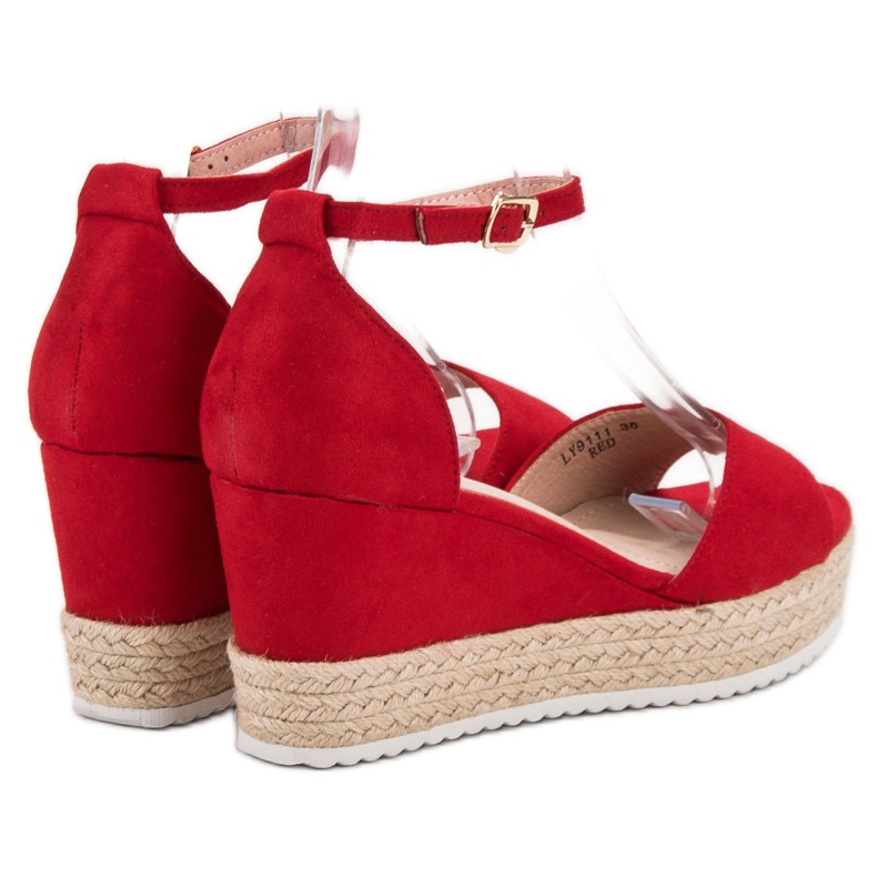Sweet Shoes Sandalias alpargatas rojo 1
