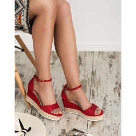 Sweet Shoes Sandalias alpargatas rojo 2