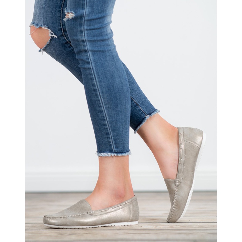 Goodin Mocasines cómodos gris 1 Goodin Mocasines cómodos gris 1