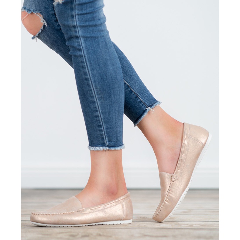 Goodin Mocasines cómodos amarillo 2 Goodin Mocasines cómodos amarillo 2