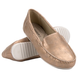 Goodin Mocasines cómodos amarillo 1
