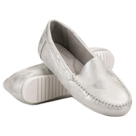 Goodin Mocasines cómodos gris 1 Goodin Mocasines cómodos gris 1