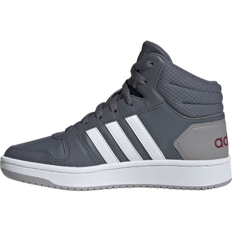 Zapatillas Adidas Hoops Mid 2.0 Jr EE6709 gris 1 Zapatillas Adidas Hoops Mid 2.0 Jr EE6709 gris 1