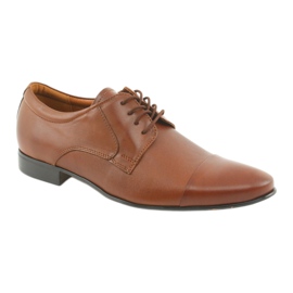 Tur Zapatos de hombre de piel marrón. 1