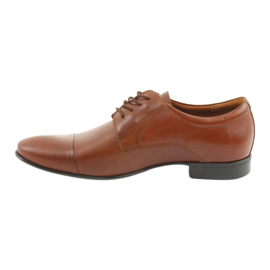 Tur Zapatos de hombre de piel marrón. 2