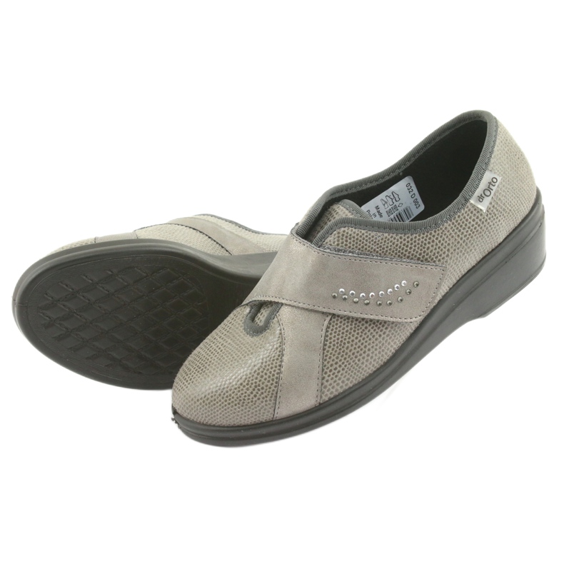 Zapatos de mujer befado pu 032D003 gris 5