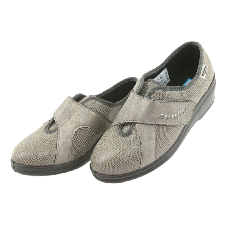Zapatos de mujer befado pu 032D003 gris 3