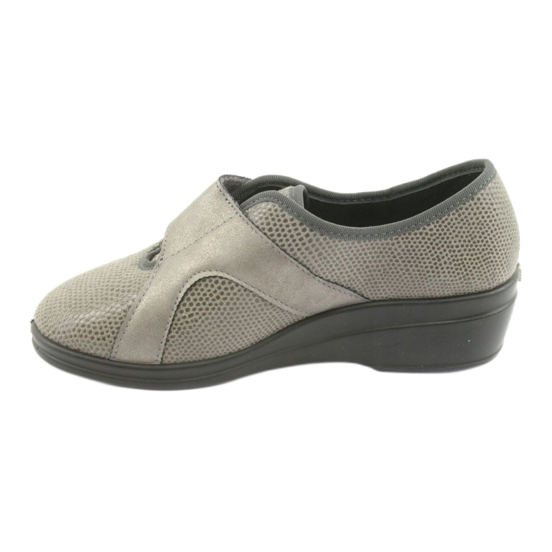 Zapatos de mujer befado pu 032D003 gris 2