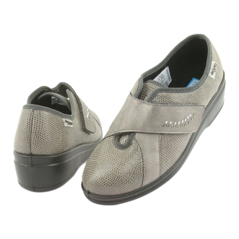 Zapatos de mujer befado pu 032D003 gris 4