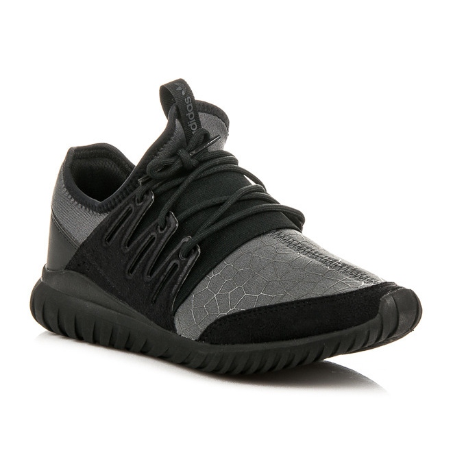 Adidas Tubular Radial J negro gris 1