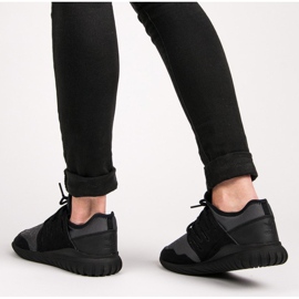 Adidas Tubular Radial J negro gris 4