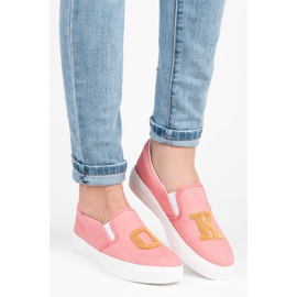 Kylie Slip Ony Con Parches rosa 1