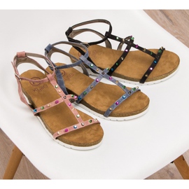 Sandalias de cuña KYLIE azul 5