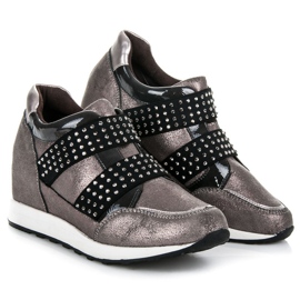 Kylie Zapatillas Rock Wedge violeta 4