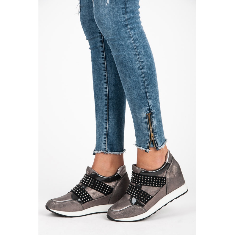 Kylie Zapatillas Rock Wedge violeta 2