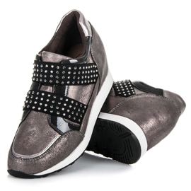 Kylie Zapatillas Rock Wedge violeta 5