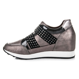 Kylie Zapatillas Rock Wedge púrpura 1