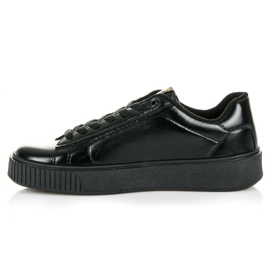 Kylie Zapatillas en la plataforma negro 4