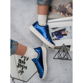 Kylie Zapatillas en la plataforma azul 5