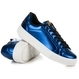 Kylie Zapatillas en la plataforma azul 4