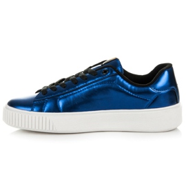 Kylie Zapatillas en la plataforma azul 3