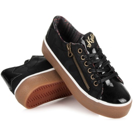 Kylie Deportivas lacadas negro 1