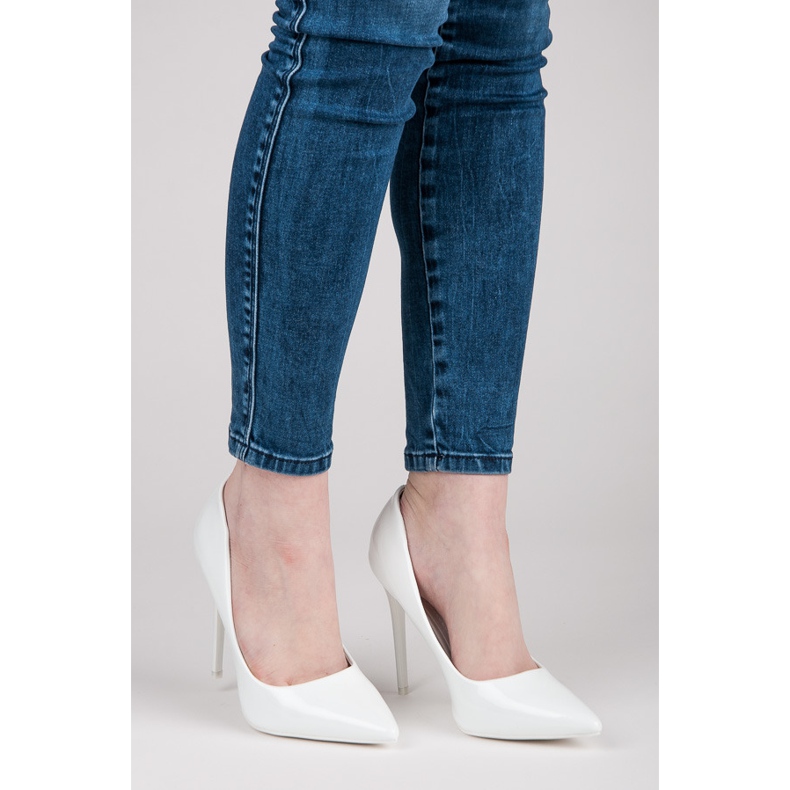 Seastar Sexy tacones lacados blanco 1