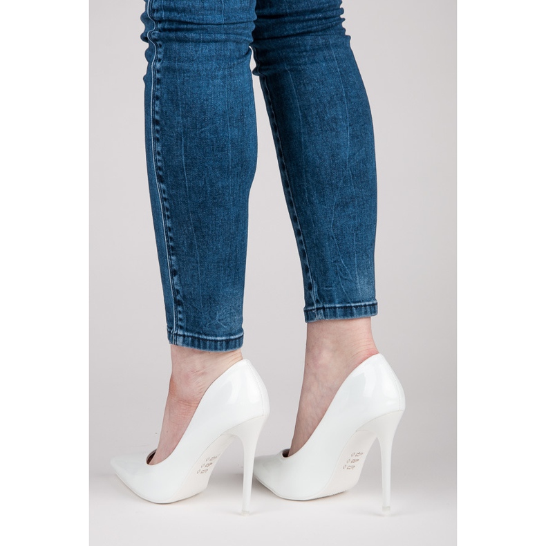 Seastar Sexy tacones lacados blanco 2