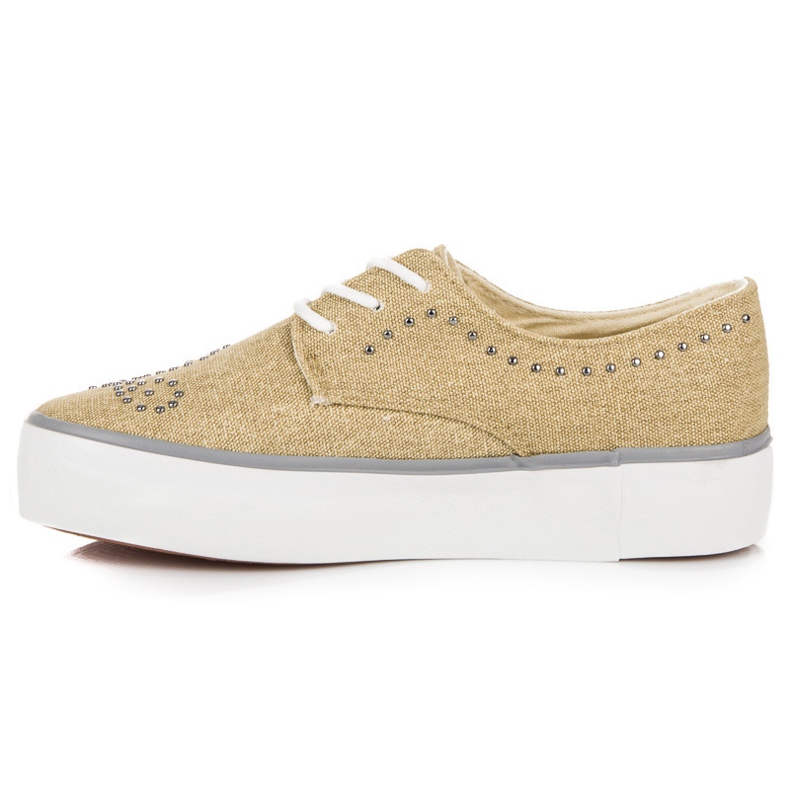 Kylie Zapatillas Con Cristales marrón 1