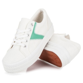 Kylie Zapatillas en la plataforma blanco 3