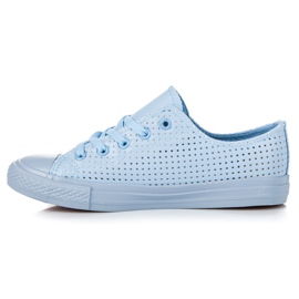 Kylie Zapatillas caladas en la unión azul 1 Kylie Zapatillas caladas en la unión azul 1