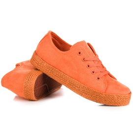 Kylie Alpargatas Deportivas Naranjas 2