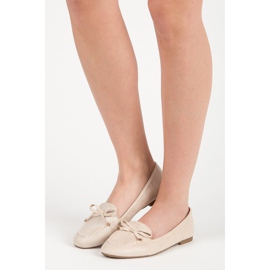 Small Swan Mocasines Ante Lazo beige 6