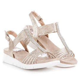 Kylie Sandalias con cristales amarillo 1 Kylie Sandalias con cristales amarillo 1