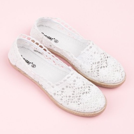 Seastar Alpargatas de encaje blancas blanco 7