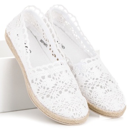Seastar Alpargatas de encaje blancas blanco 5