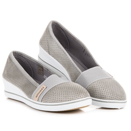 Mckeylor Bailarinas deportivas gris 2