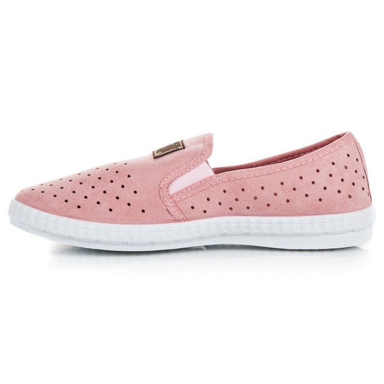 Mckeylor Zapatillas caladas rosa 2