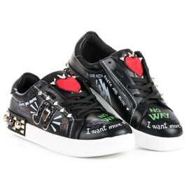 Seastar Zapatillas Negras De Moda negro 4