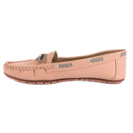 Tullo Mocasines de ante con estilo rosa 1