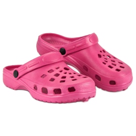 Pantuflas Jardín Fucsia rosado 2