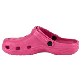 Pantuflas Jardín Fucsia rosado 3