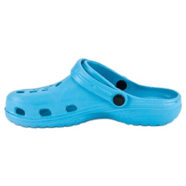 Pantuflas de jardín azules 1