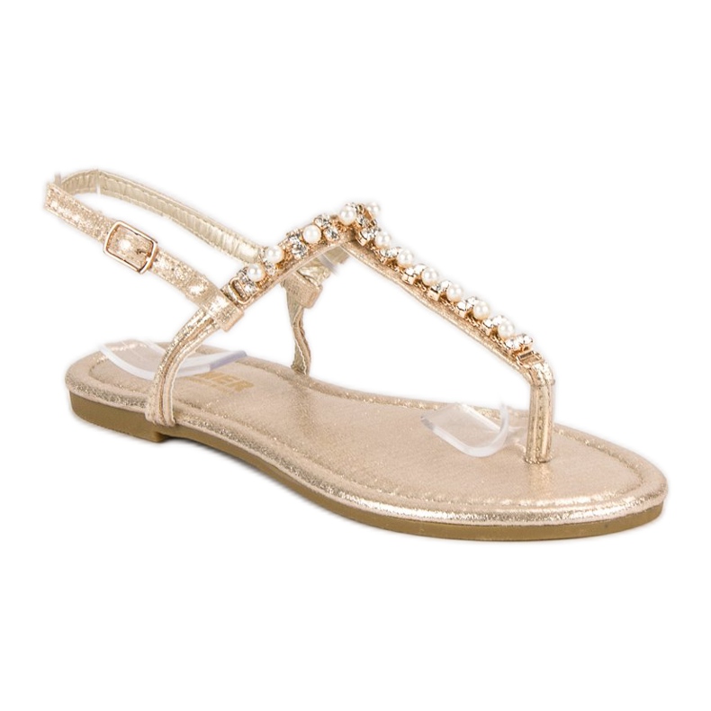 Comer Sandalias japonesas amarillo 2