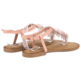 Comer Chanclas sandalias decorativas rosado 5